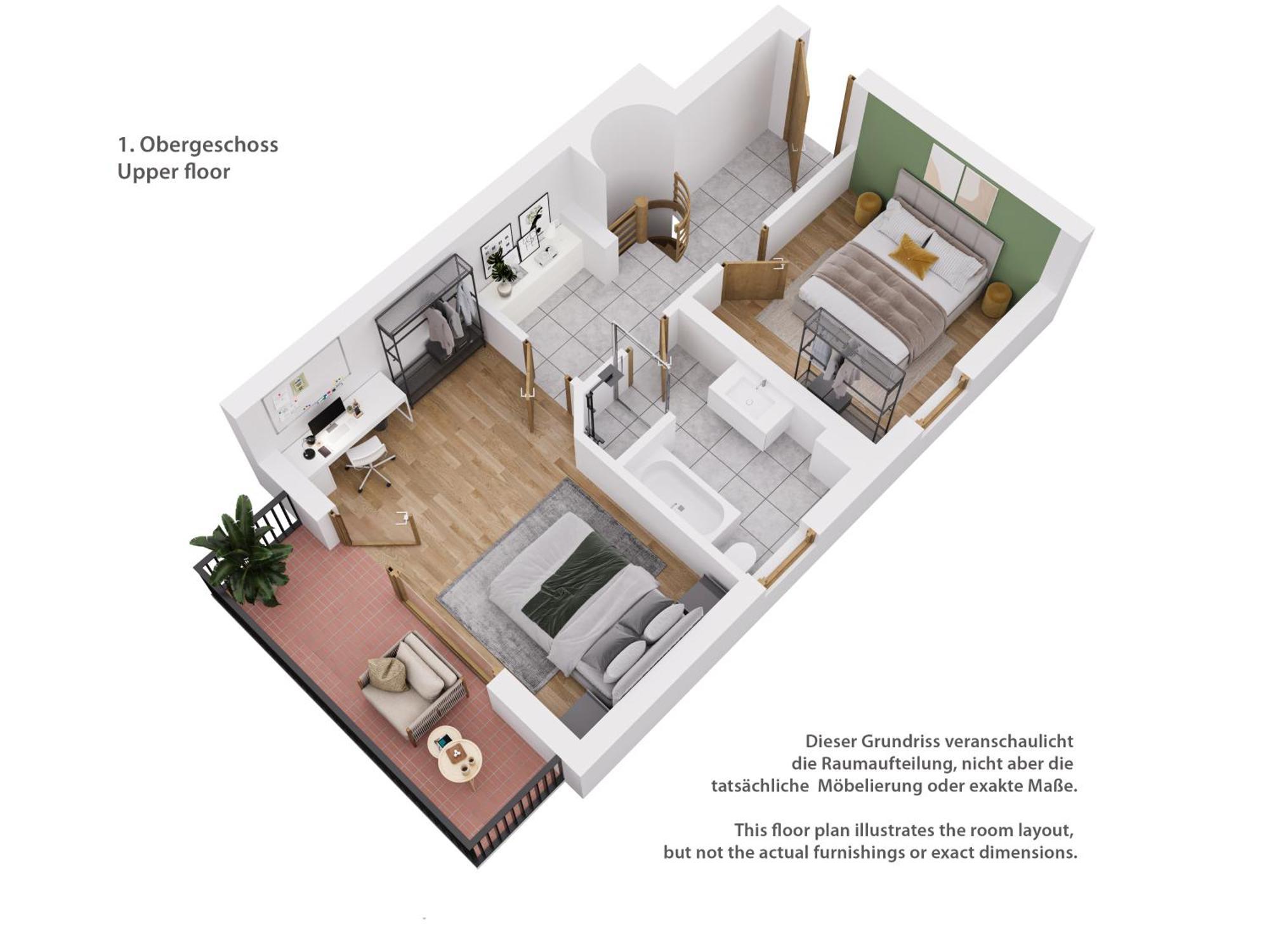 Moderne Maisonette Mit Garten อุนเทอร์ชไลสส์ไฮม์ ภายนอก รูปภาพ